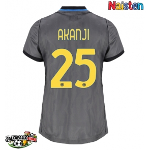 Inter Milan Manuel Akanji #25 Kolmaspaita Naisten 2026-27 Lyhythihainen